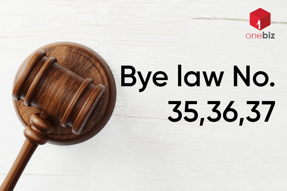 onebiz blog Bye Law No 35